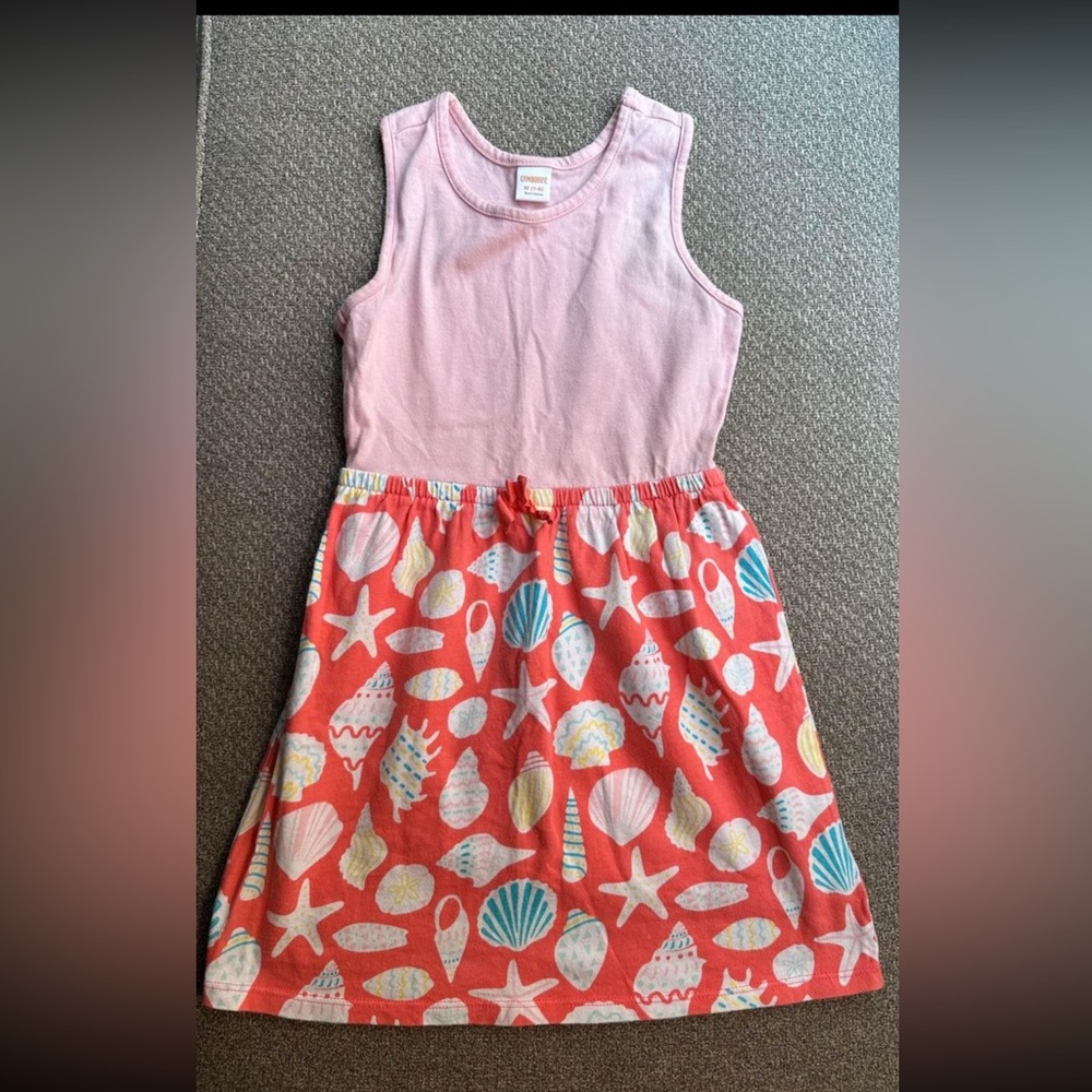 girls 7/8 seashell dress